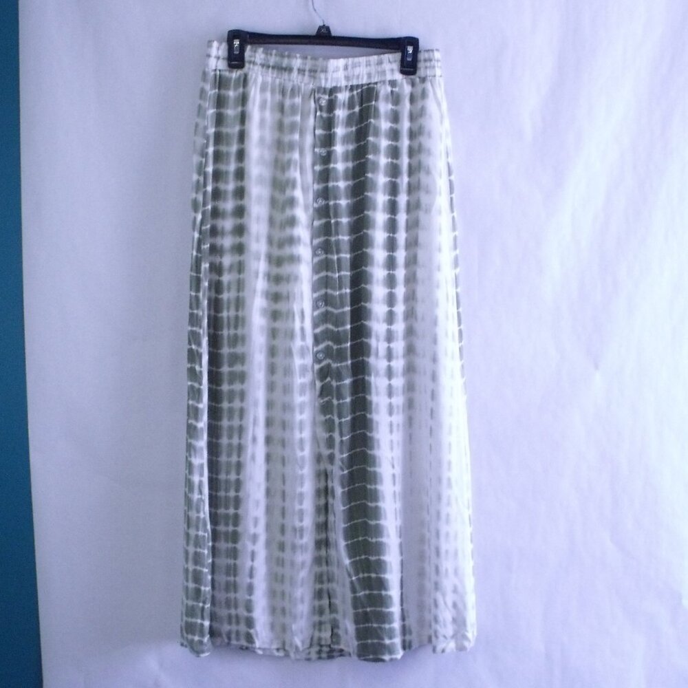 Pretty Garden Green Tie Dye Skirt